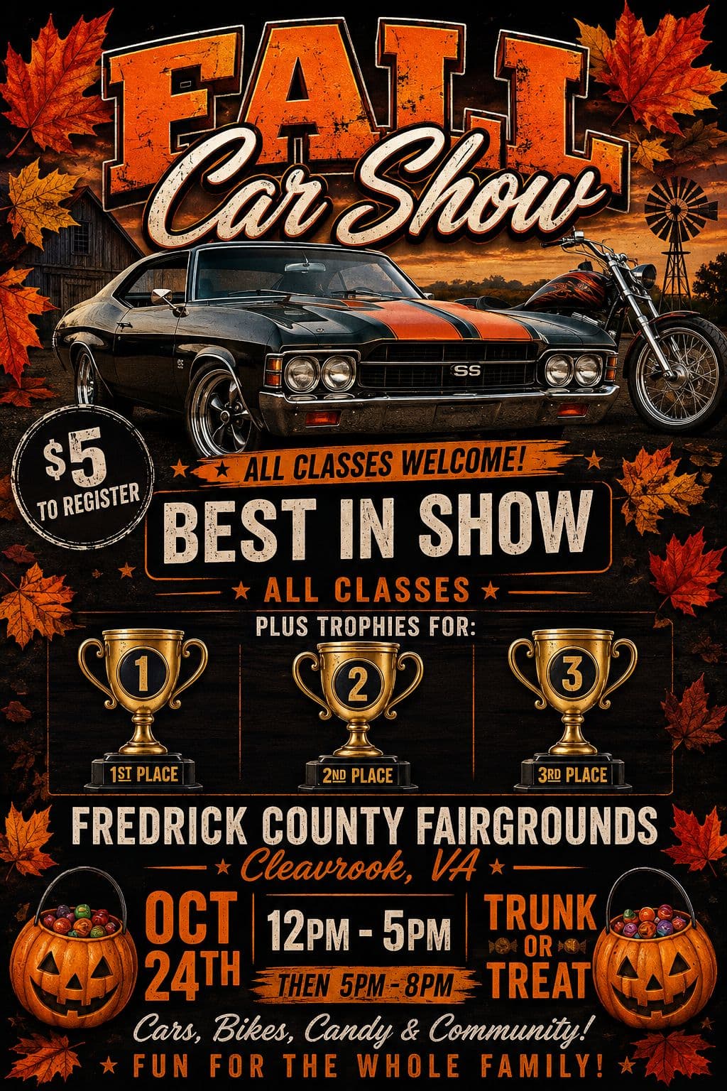 Fall Car Show at Frederick County Fairgrounds