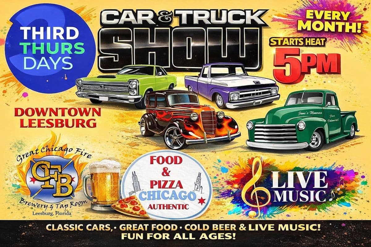 Great Chicago Fire Brewery Third Thursdays Car & Truck Show