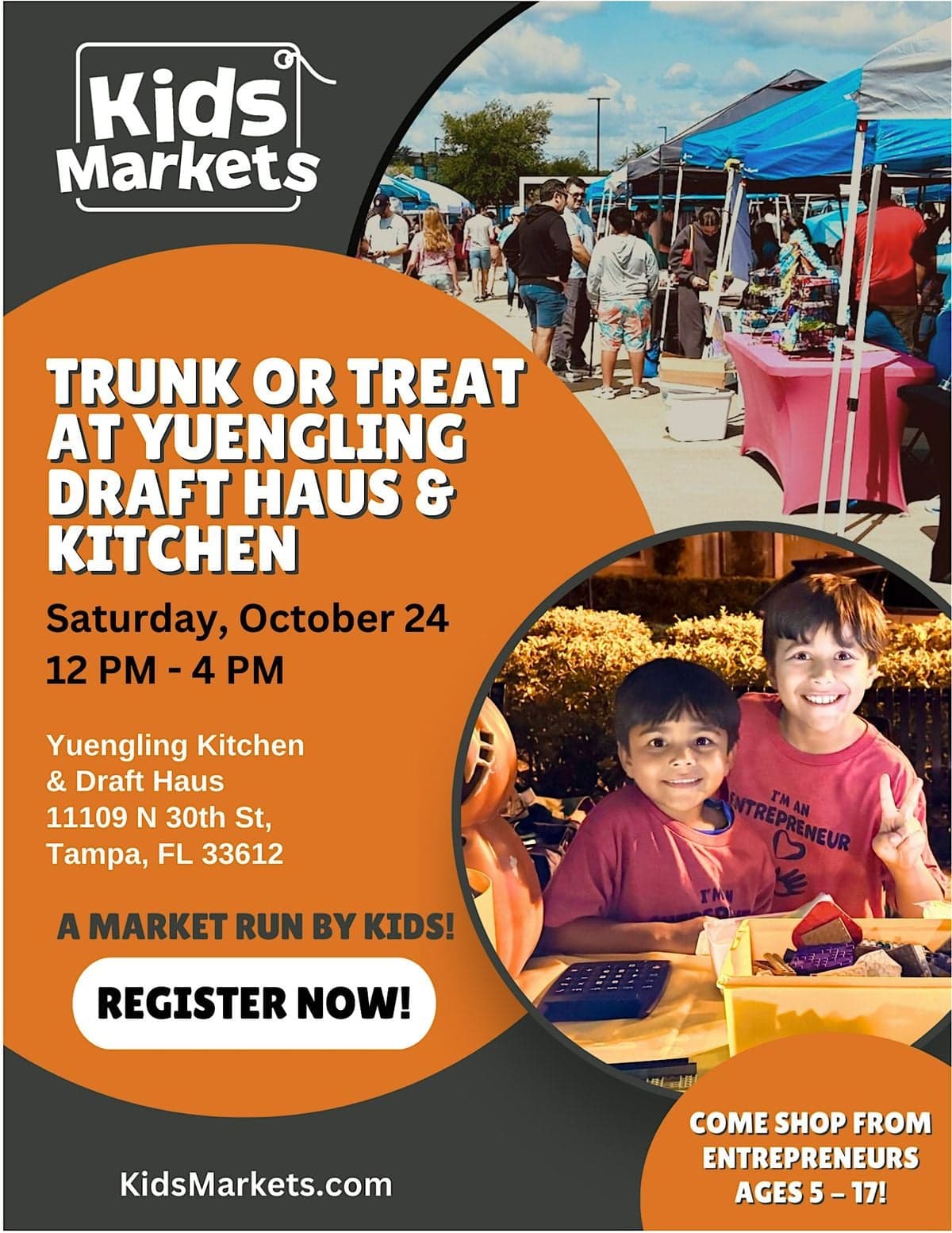 Kids Markets Trunk or Treat at Yuengling Draft Haus & Kitchen