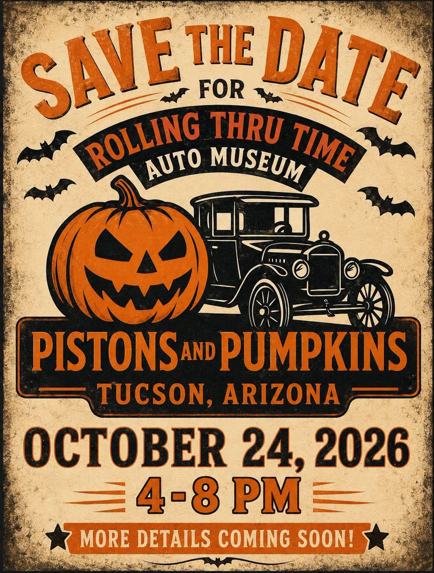 Rolling Thru Time Auto Museum Pistons and Pumpkins