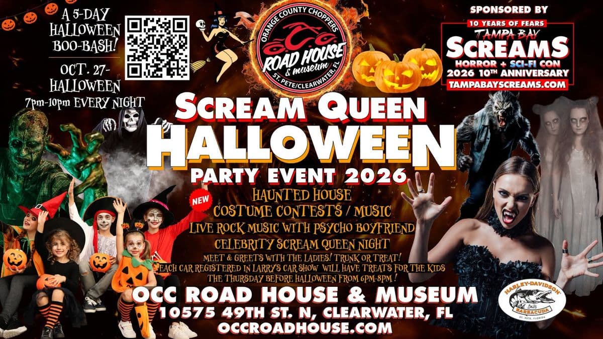 Scream Queen Halloween Party Event