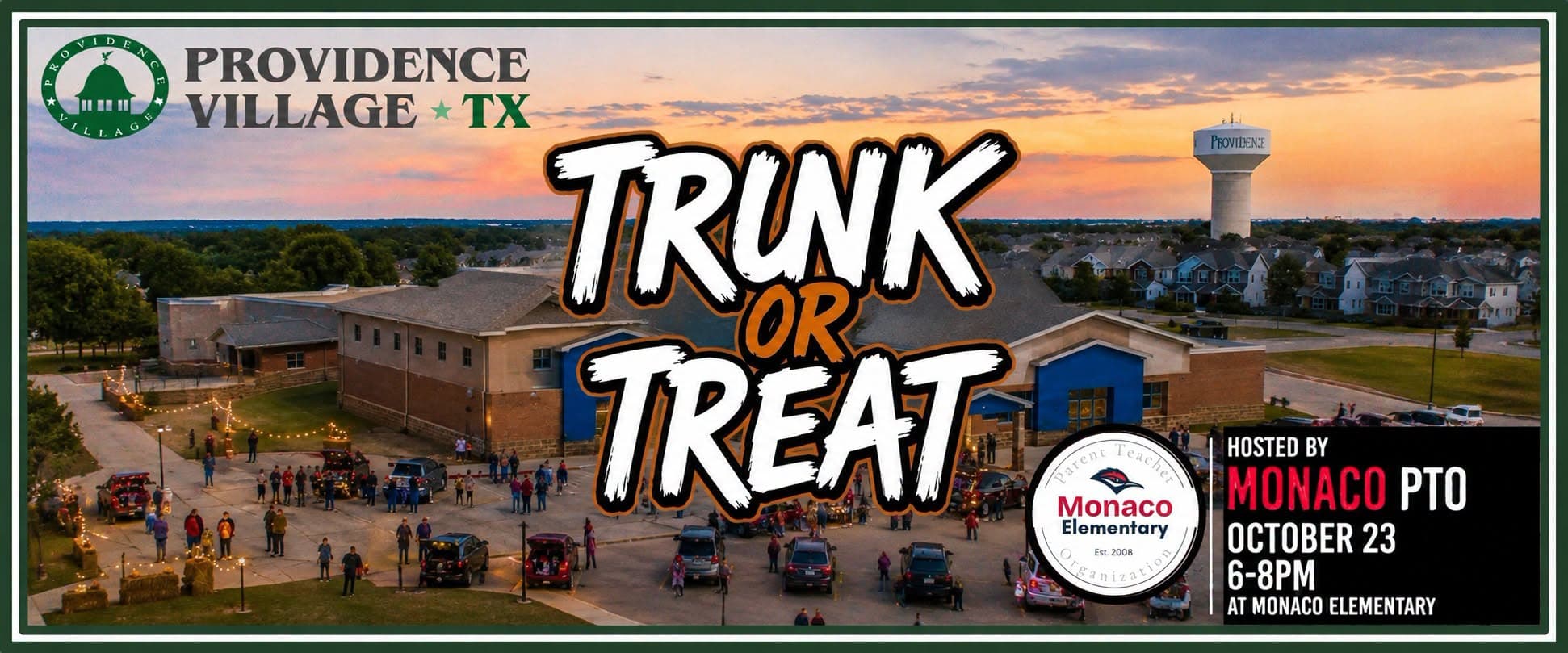 Trunk or Treat – Town of Providence Village