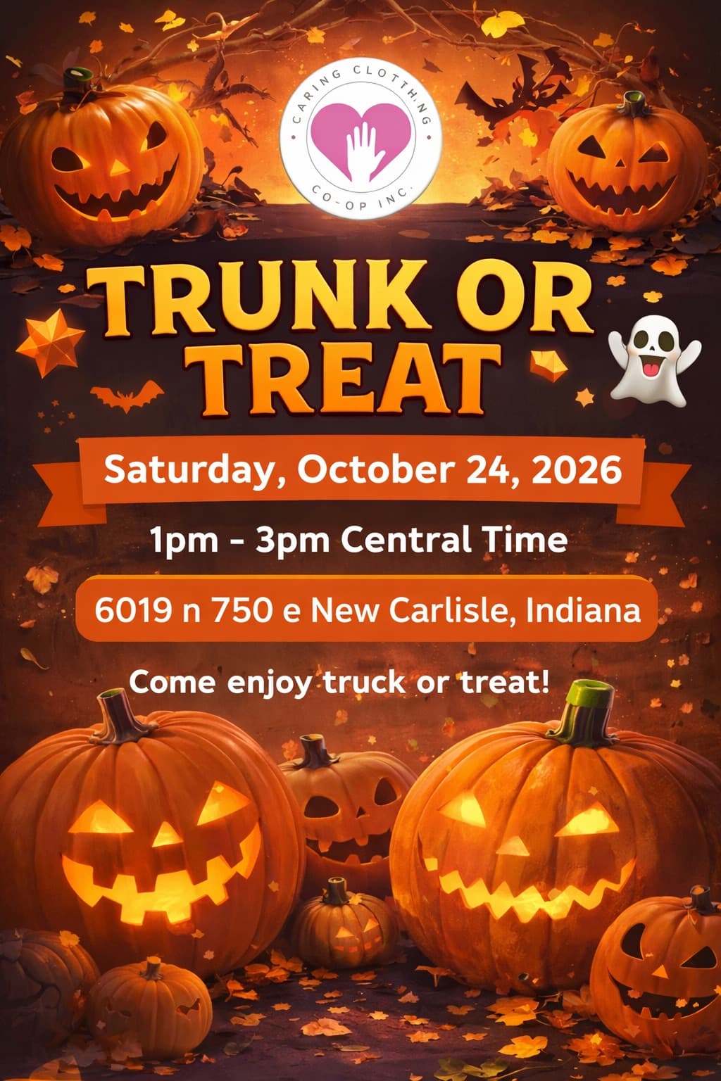 Trunk or Treat by Caring Clothing Co-Op Inc.