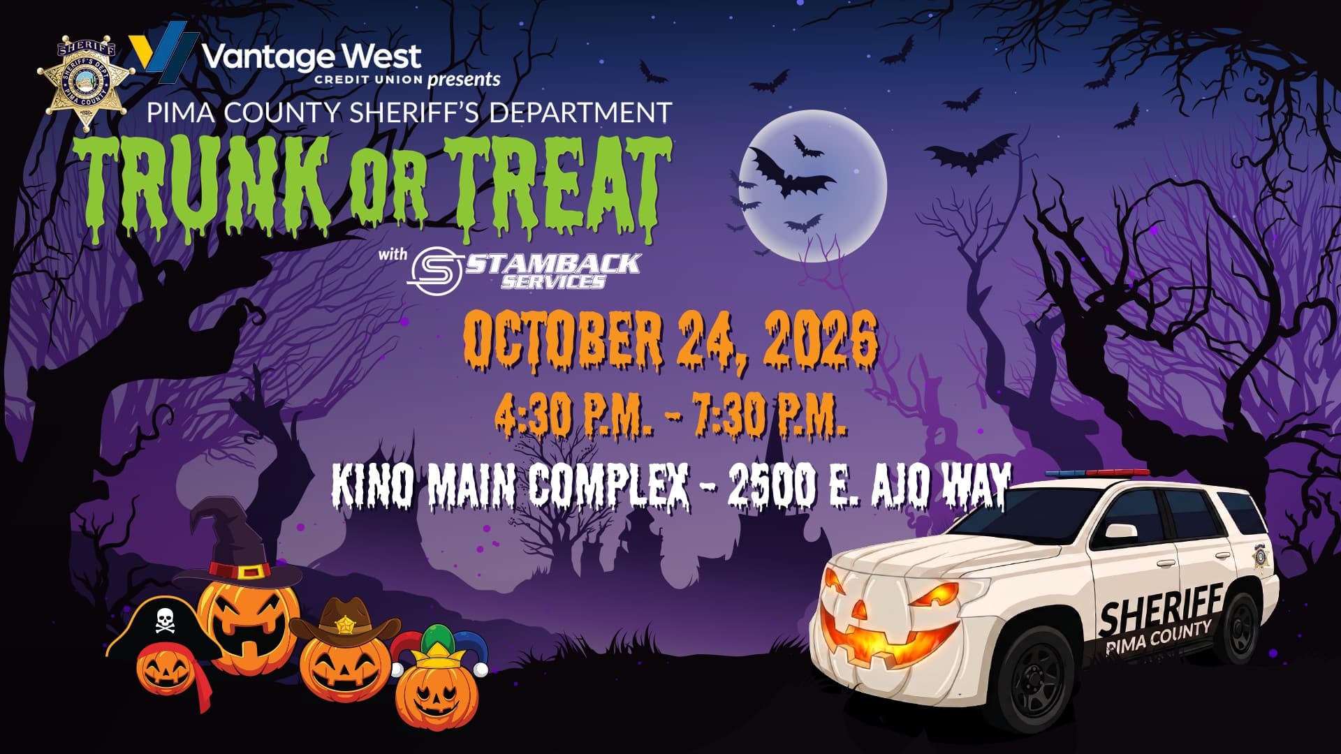 Trunk or Treat by Pima County Sheriff’s Department