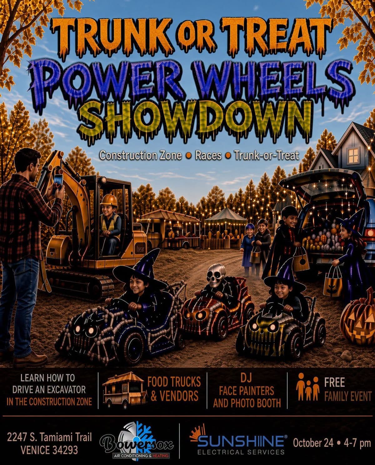 Trunk or Treat Power Wheels Showdown