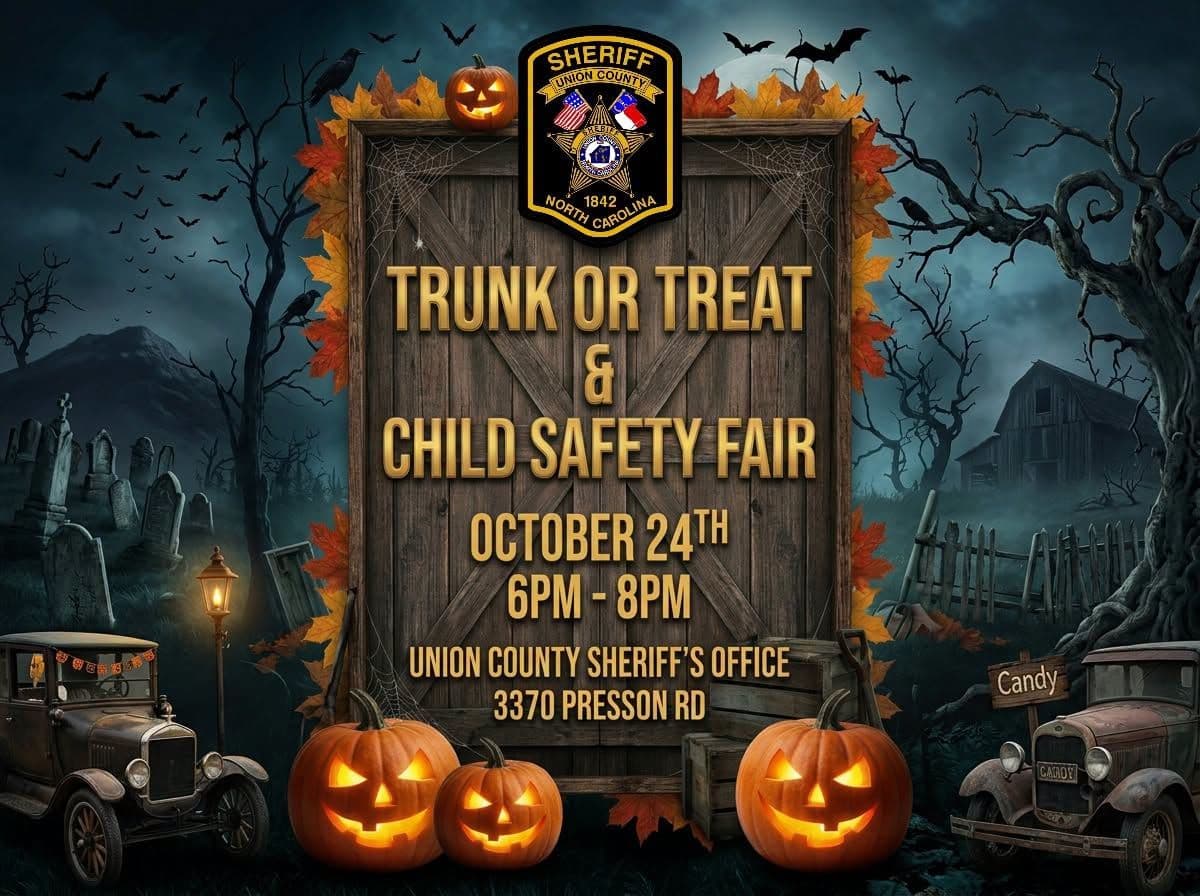 Union County Sheriff’s Office Trunk or Treat & Child Safety Fair
