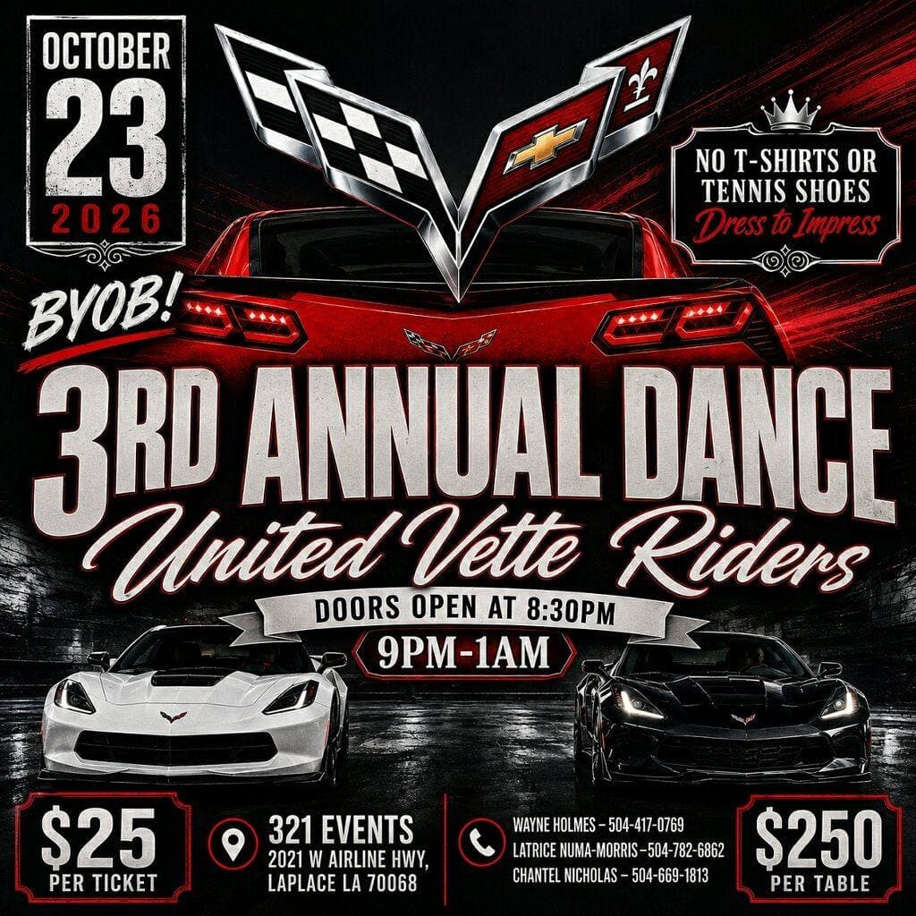 United Vette Riders 3rd Annual Dance