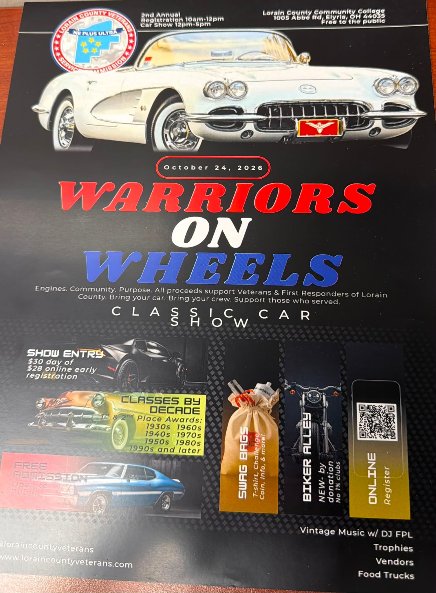 Warriors on Wheels Classic Car Show