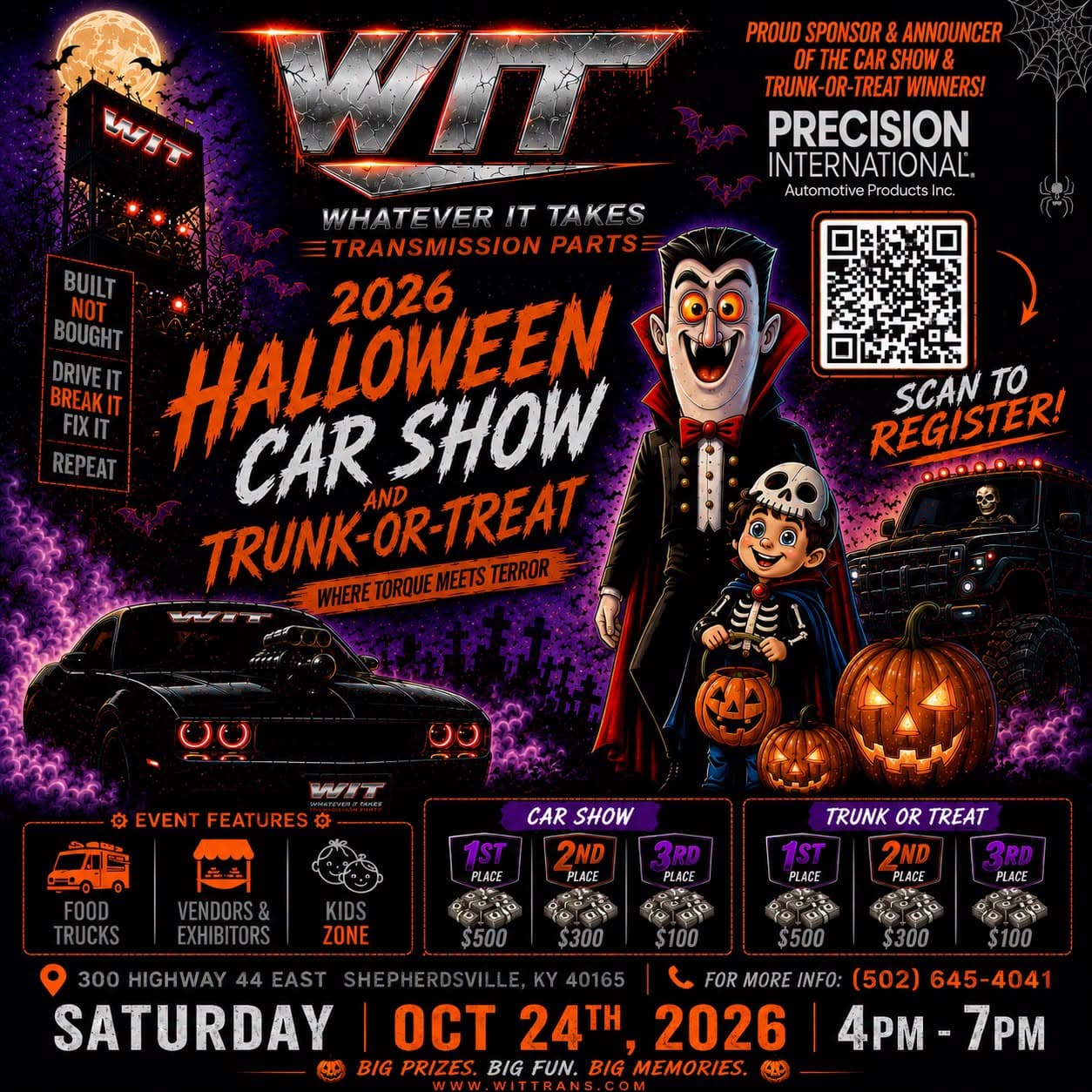 WIT Halloween Car Show and Trunk-or-Treat