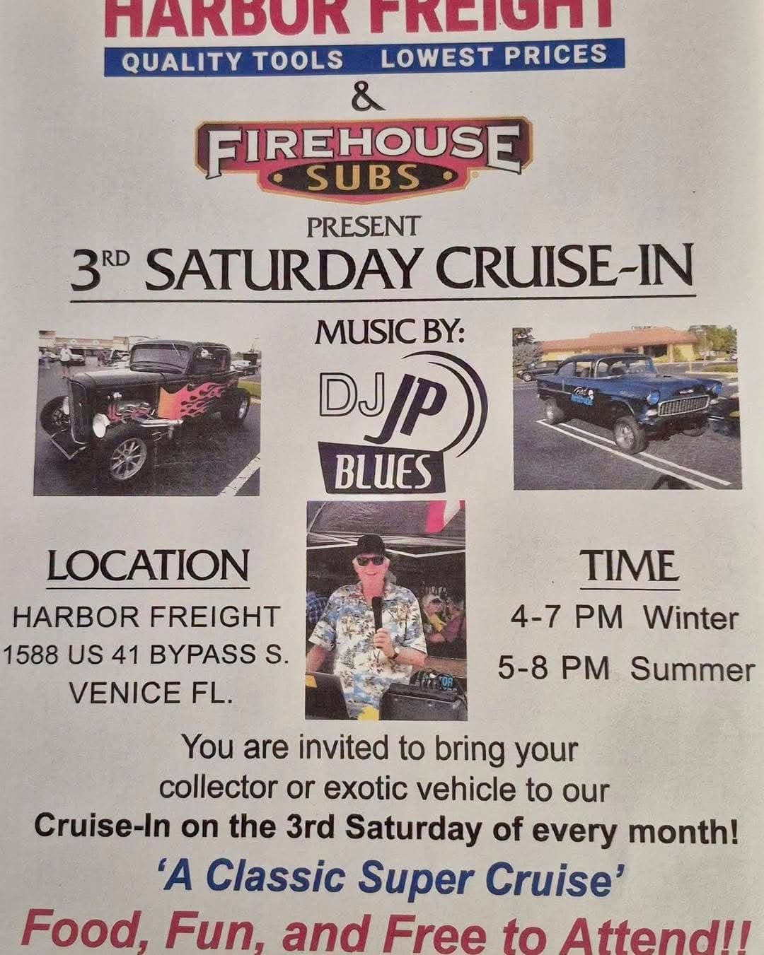 3rd Saturday Cruise-In at Harbor Freight