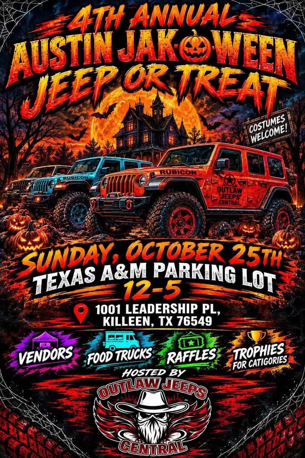 4th Annual Austin Jakoween Jeep or Treat