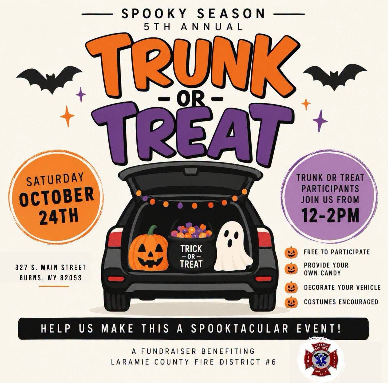 5th Annual Spooky Season Trunk or Treat