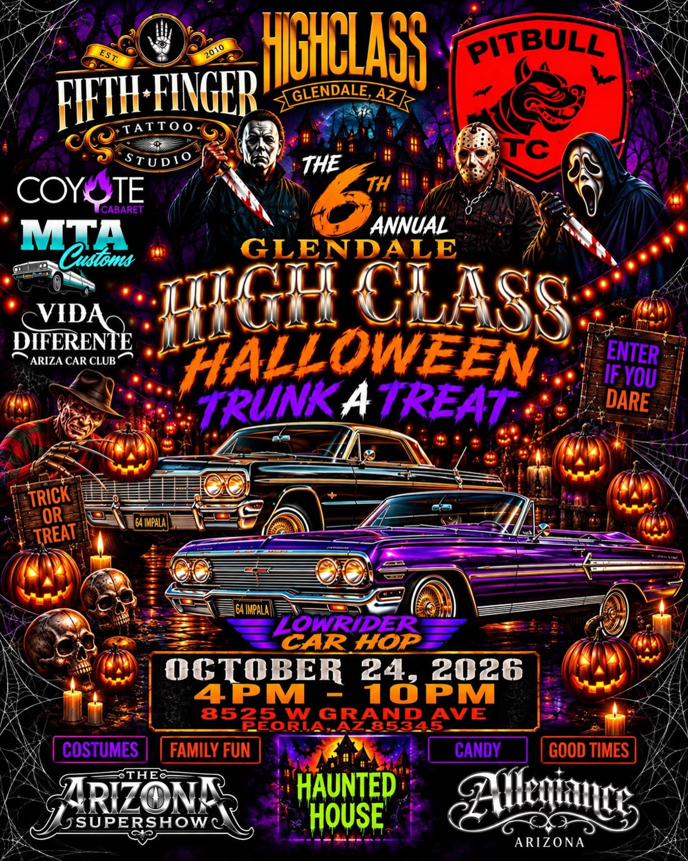 6th Annual Glendale High Class Halloween Trunk A Treat