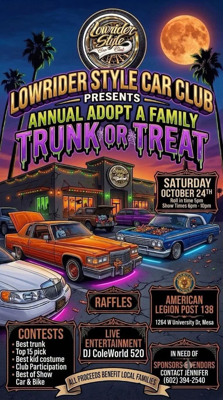 Annual Adopt A Family Trunk or Treat