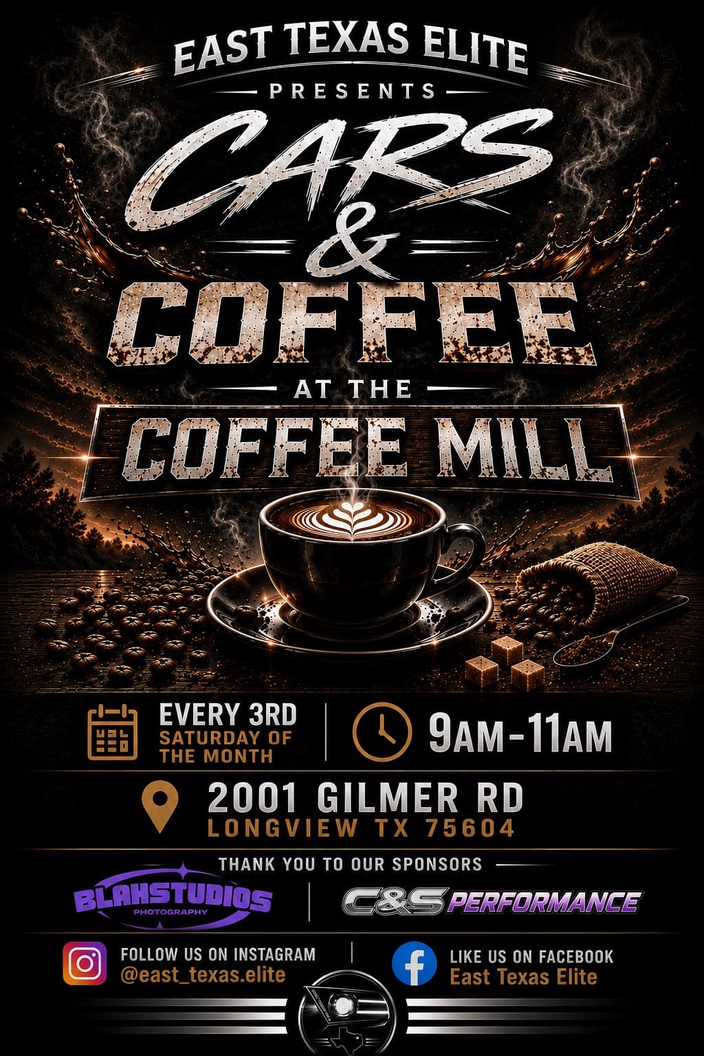 Cars & Coffee at the Coffee Mill