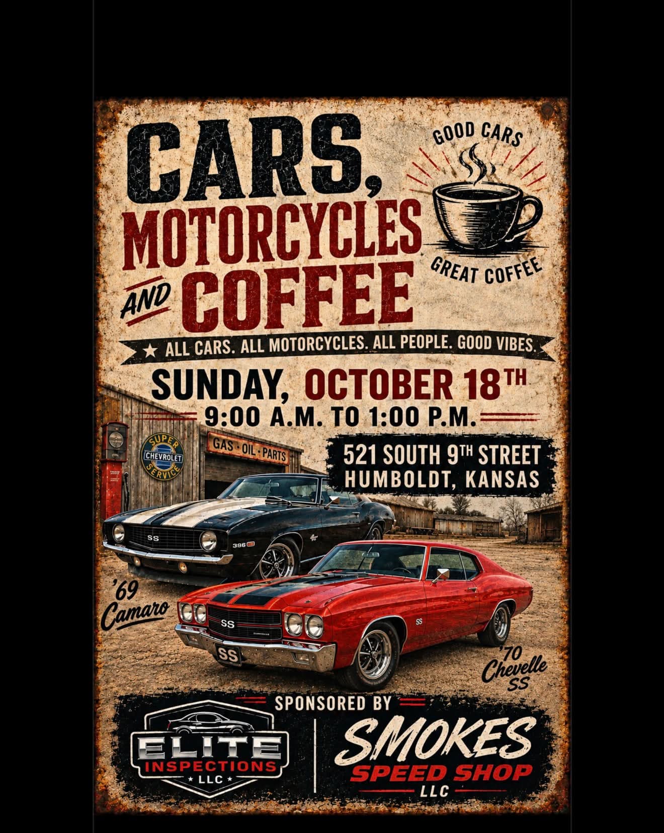 Cars, Motorcycles and Coffee