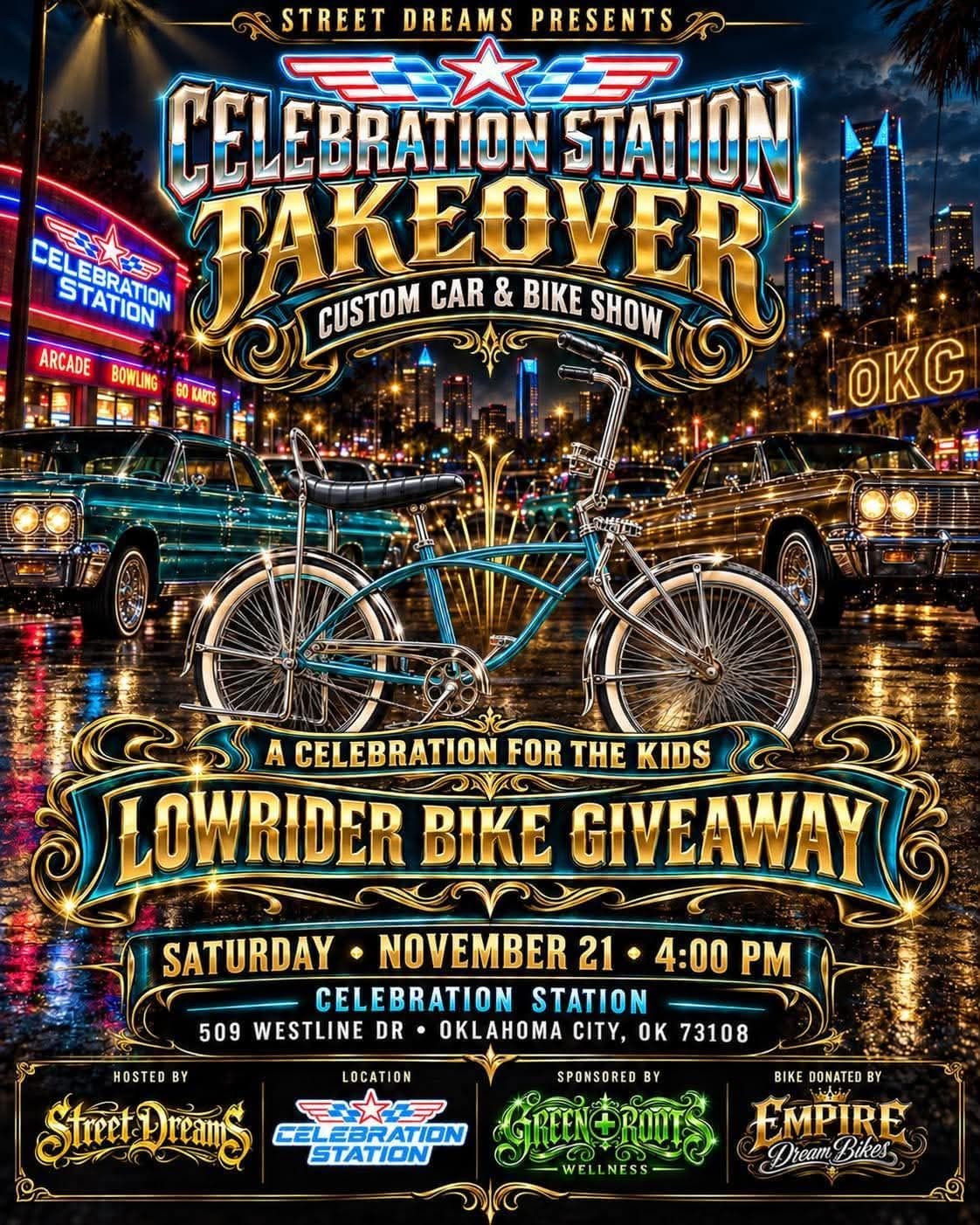 Celebration Station Takeover Custom Car & Bike Show