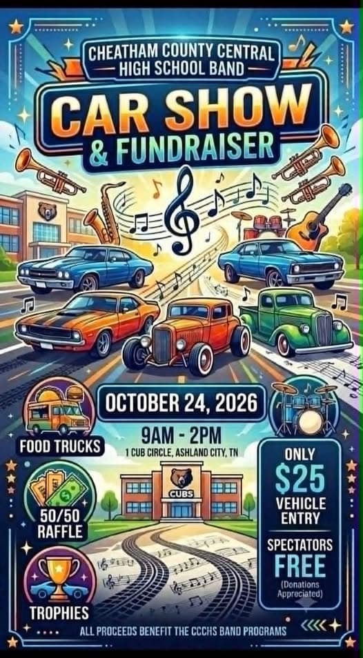 Cheatham County Central High School Band Car Show & Fundraiser