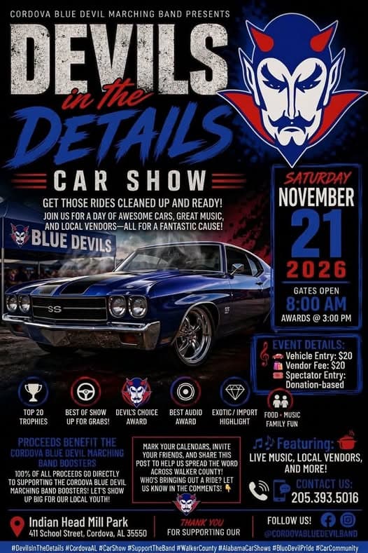 Devils in the Details Car Show