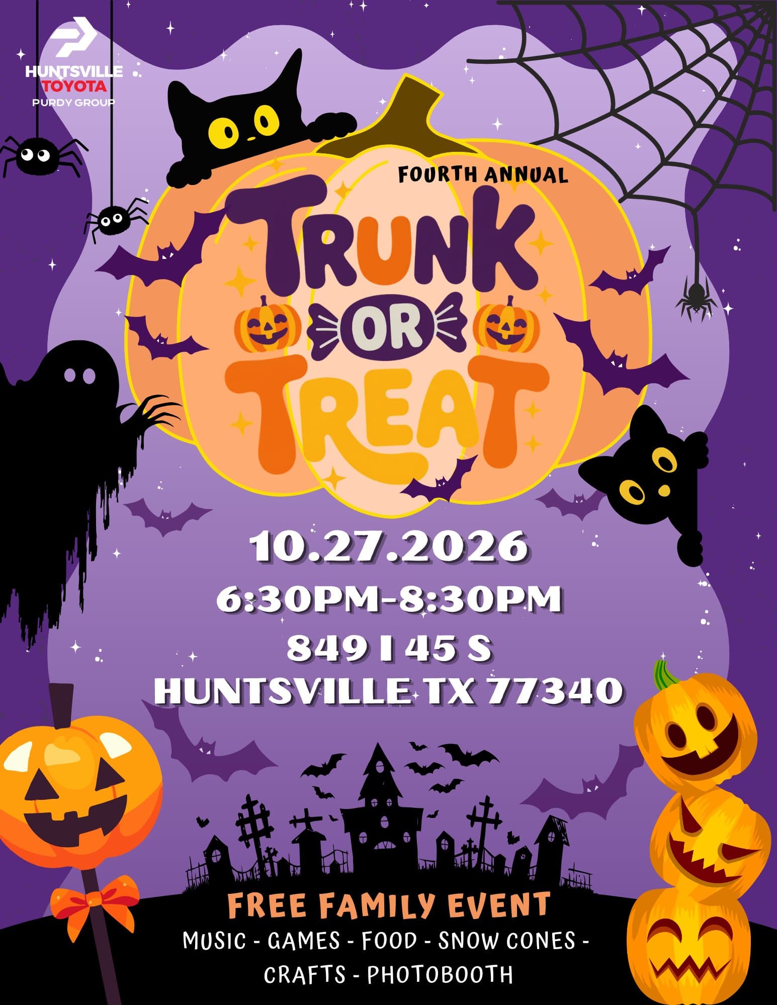 Huntsville Toyota 4th Annual Trunk or Treat