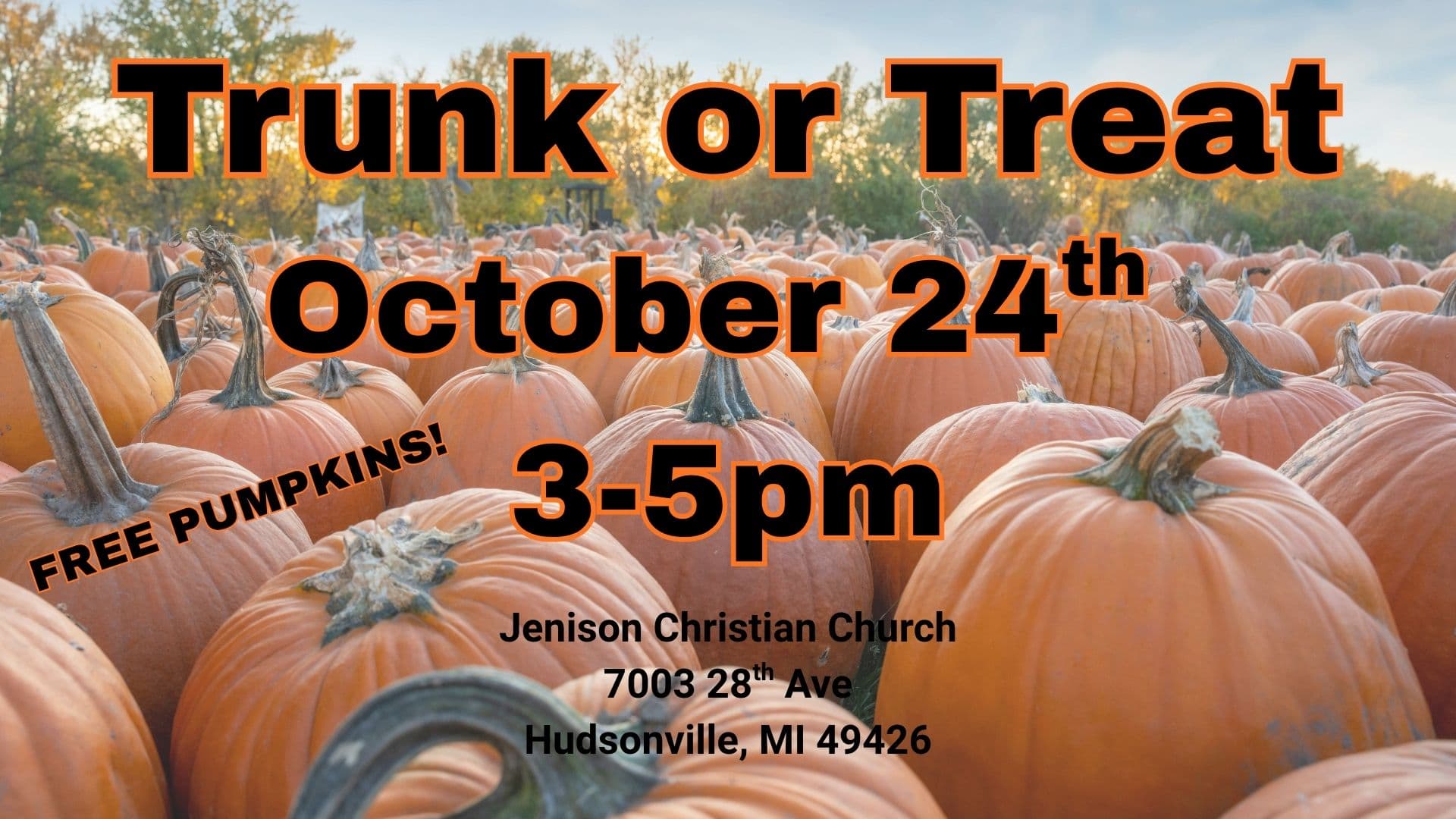 Jenison Christian Church Trunk or Treat
