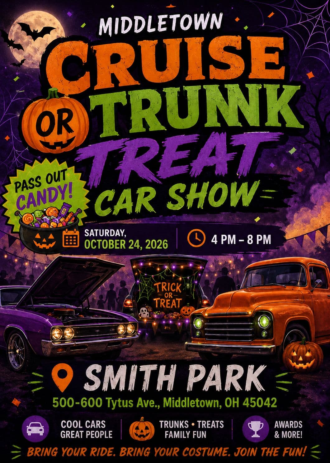 Middletown Cruise or Trunk Treat Car Show