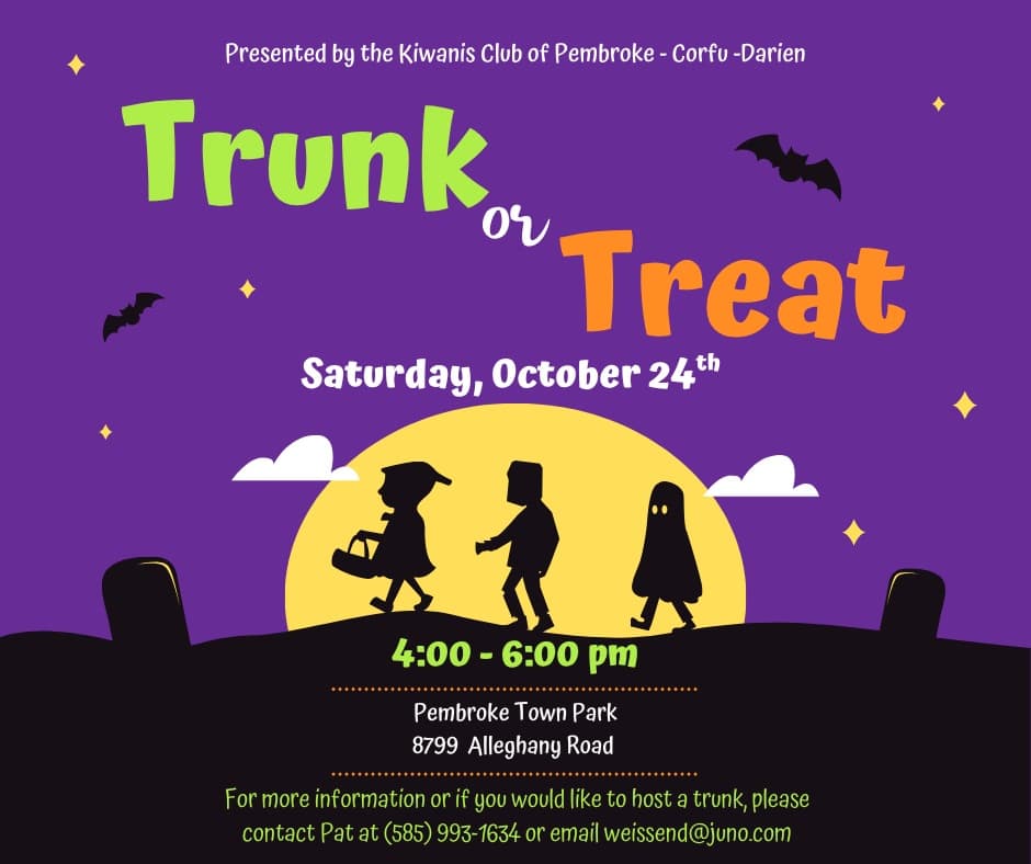 PCD Kiwanis 5th Annual Trunk or Treat