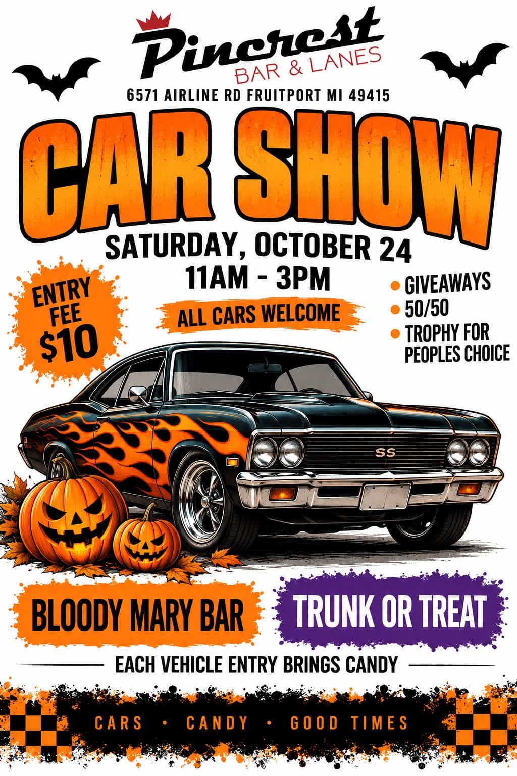 CAR SHOW – Pincrest BAR & LANES