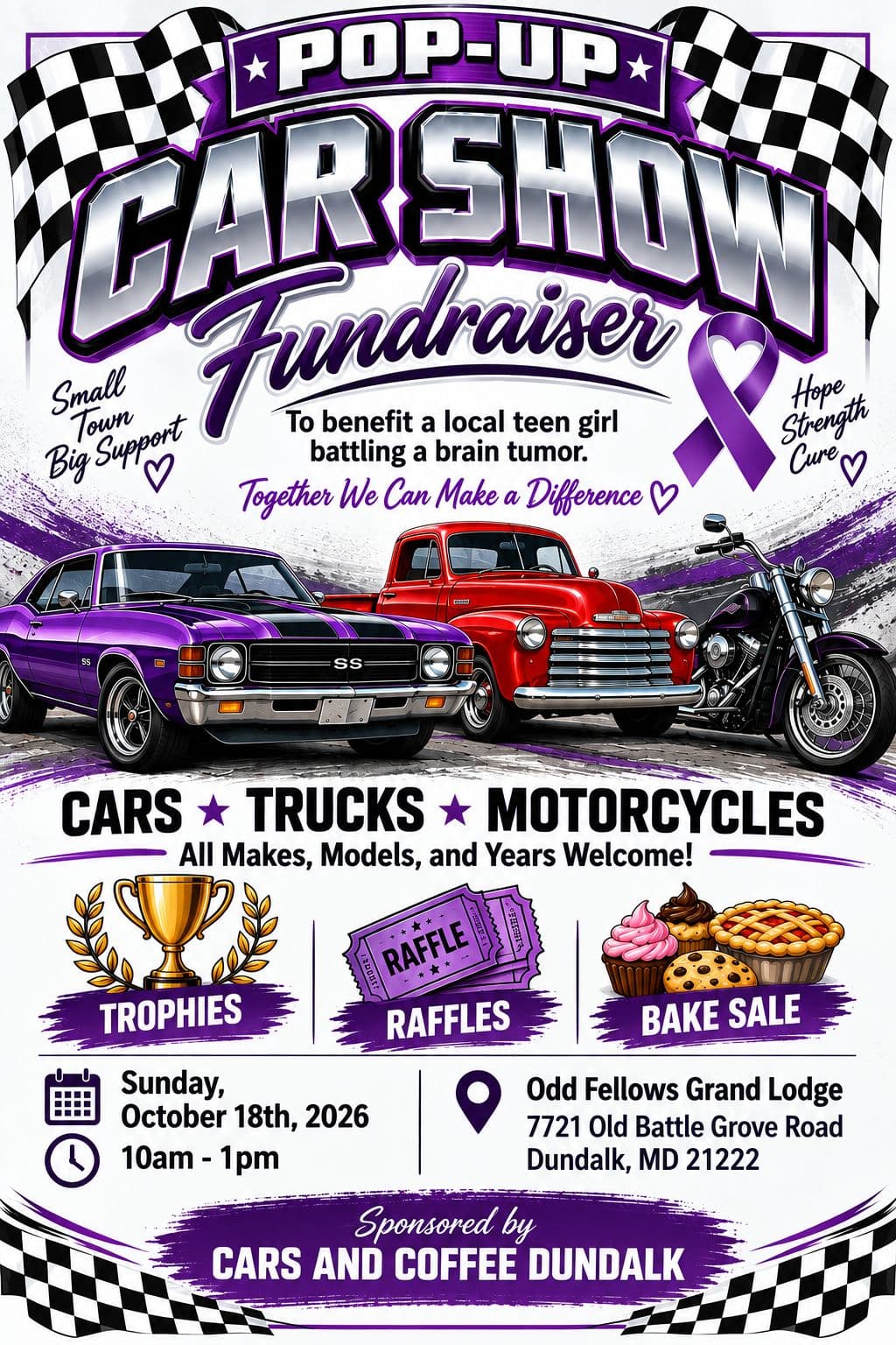 Pop-Up Car Show Fundraiser
