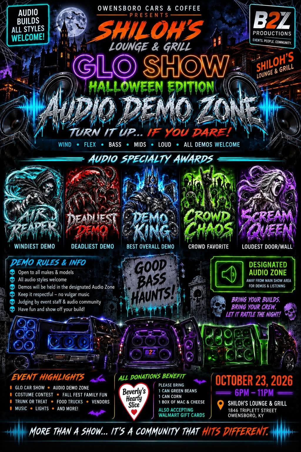 Shiloh’s Lounge & Grill Glo Show: Halloween Edition