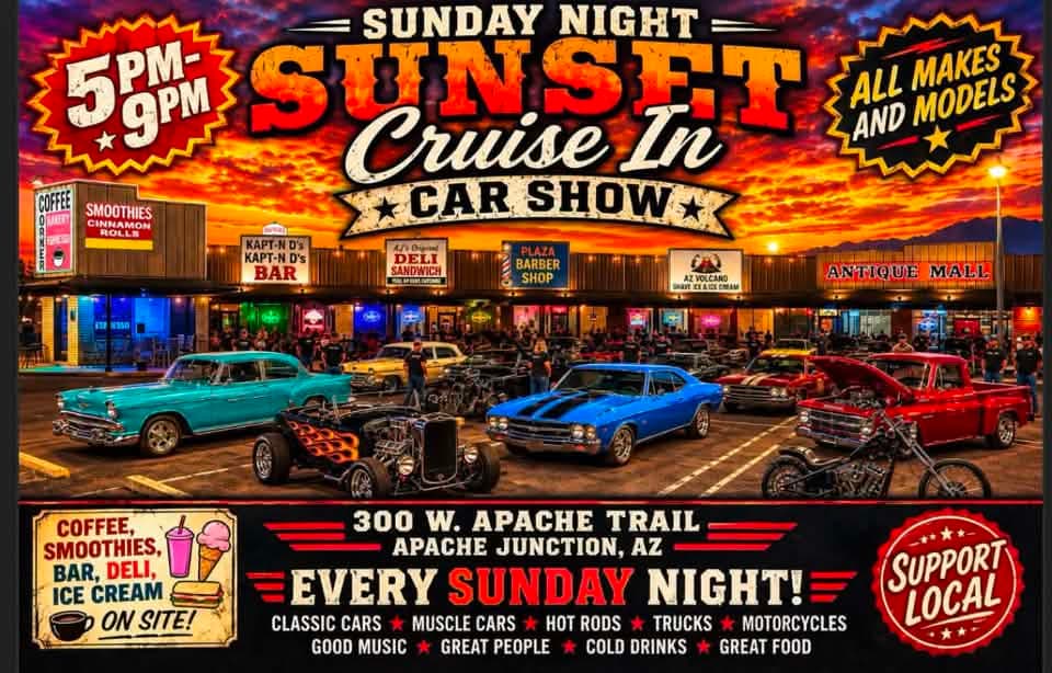 Sunday Night Sunset Cruise-In Car Show