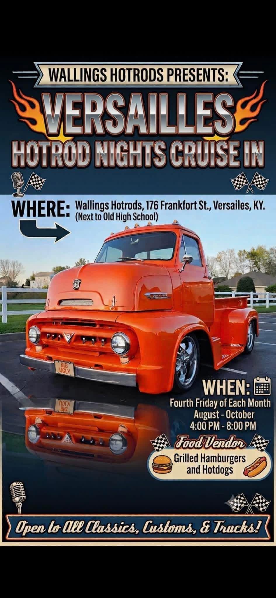 Versailles Hotrod Nights Cruise In