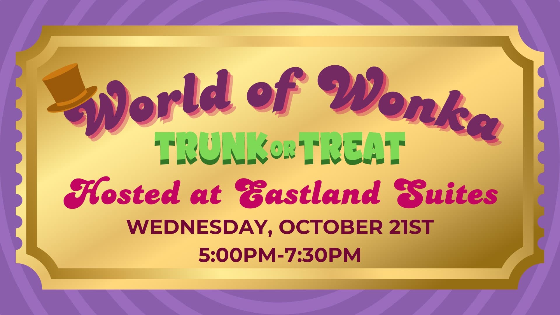 World of Wonka Trunk or Treat
