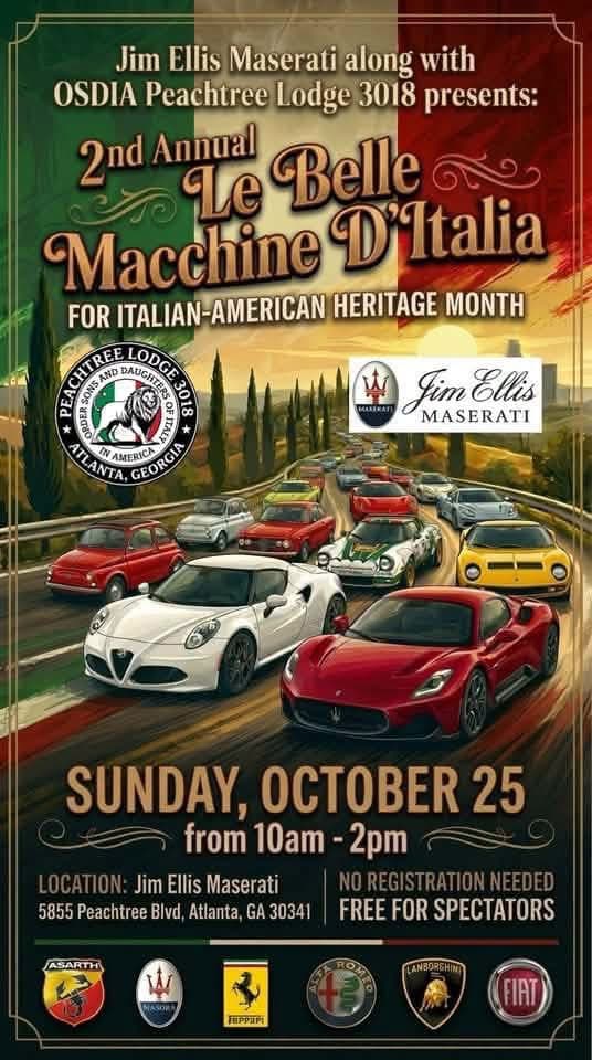 2nd Annual Le Belle Macchine D’Italia