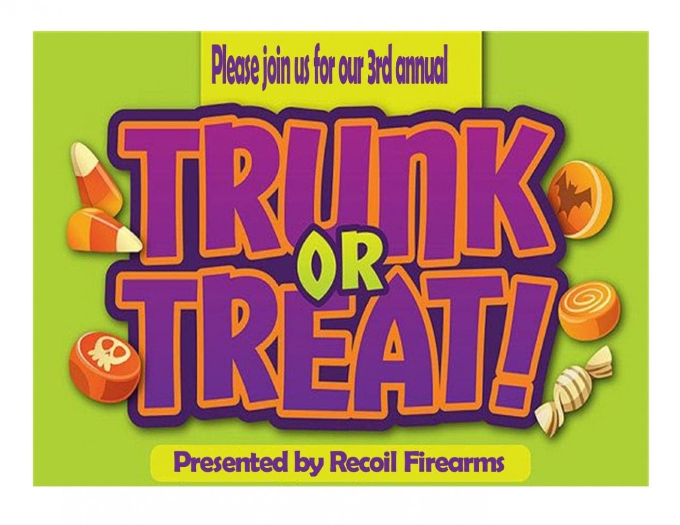3rd Annual Recoil Trunk or Treat