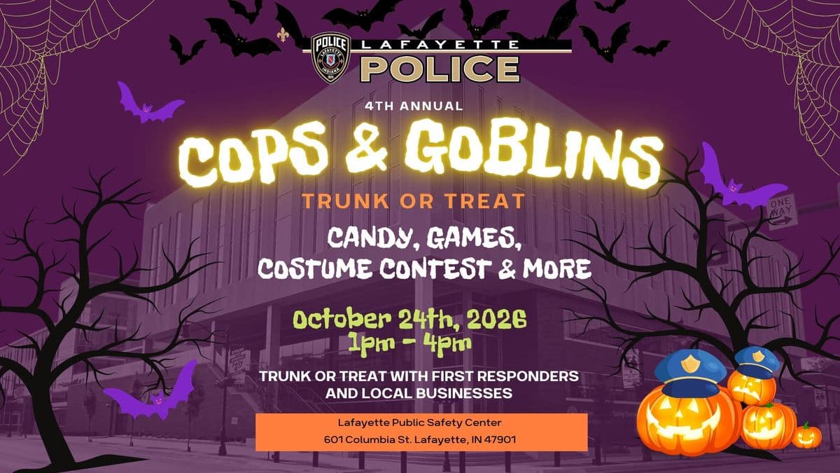 4th Annual Cops & Goblins Trunk or Treat