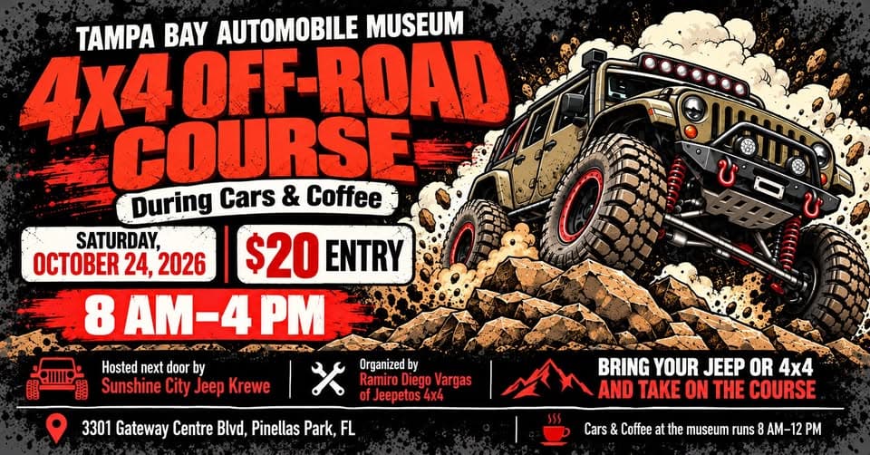 4×4 Off-Road Course During Cars & Coffee