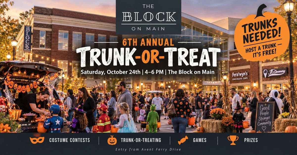 6th Annual Trunk or Treat at The Block