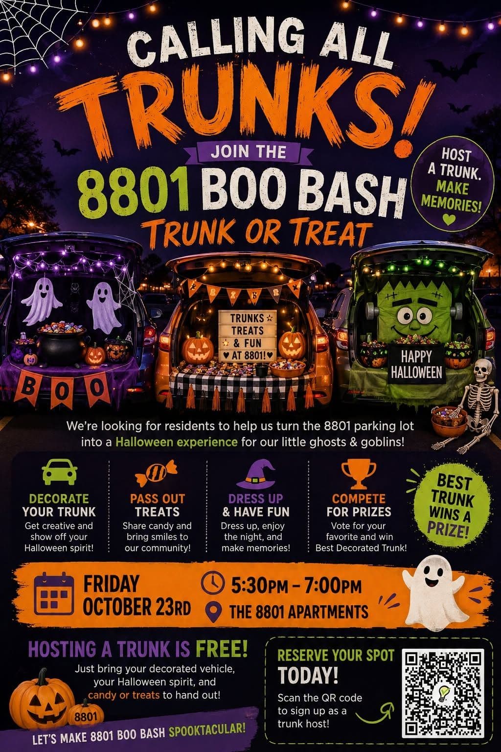 8801 Boo Bash Trunk or Treat
