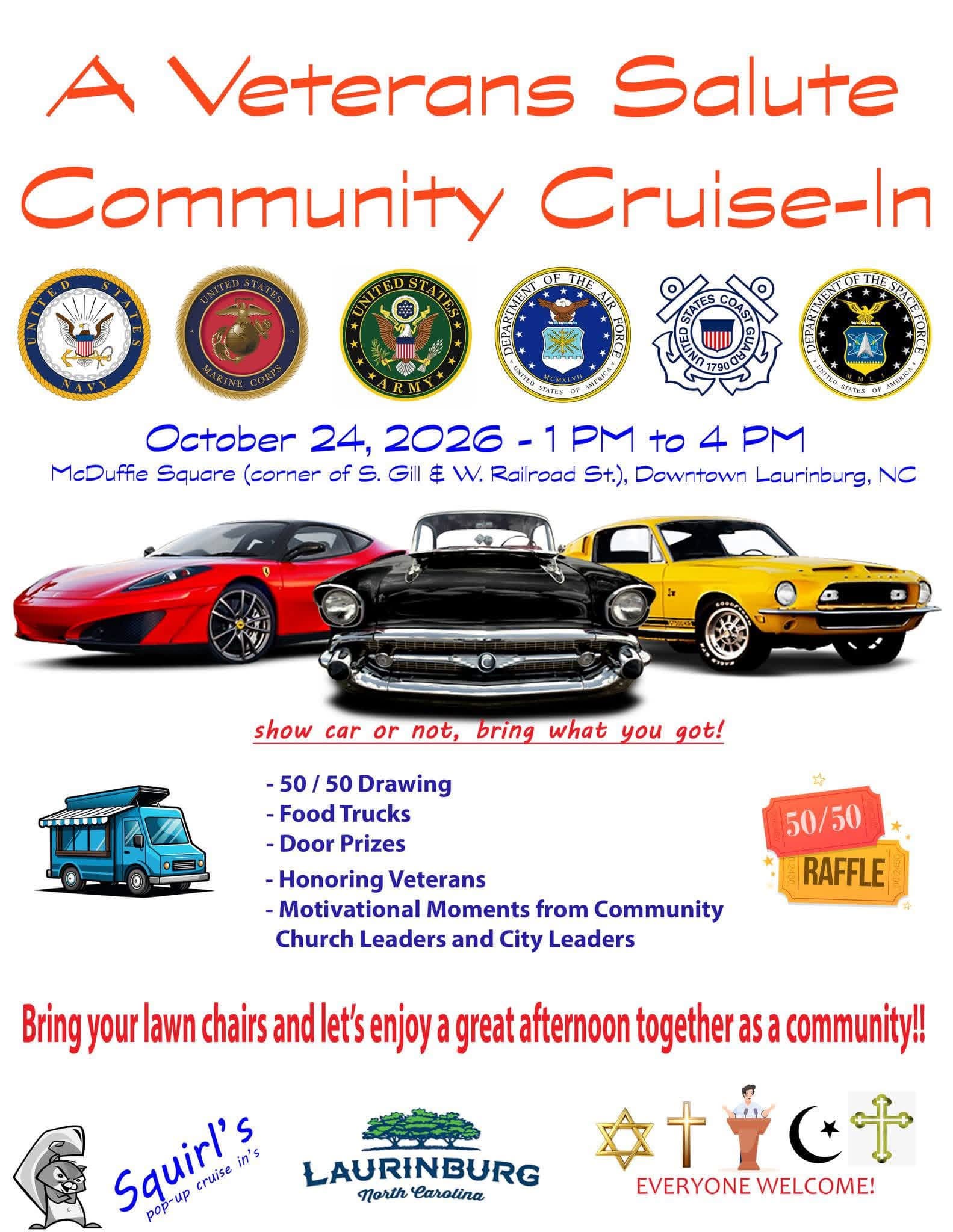 A Veterans Salute Community Cruise-In