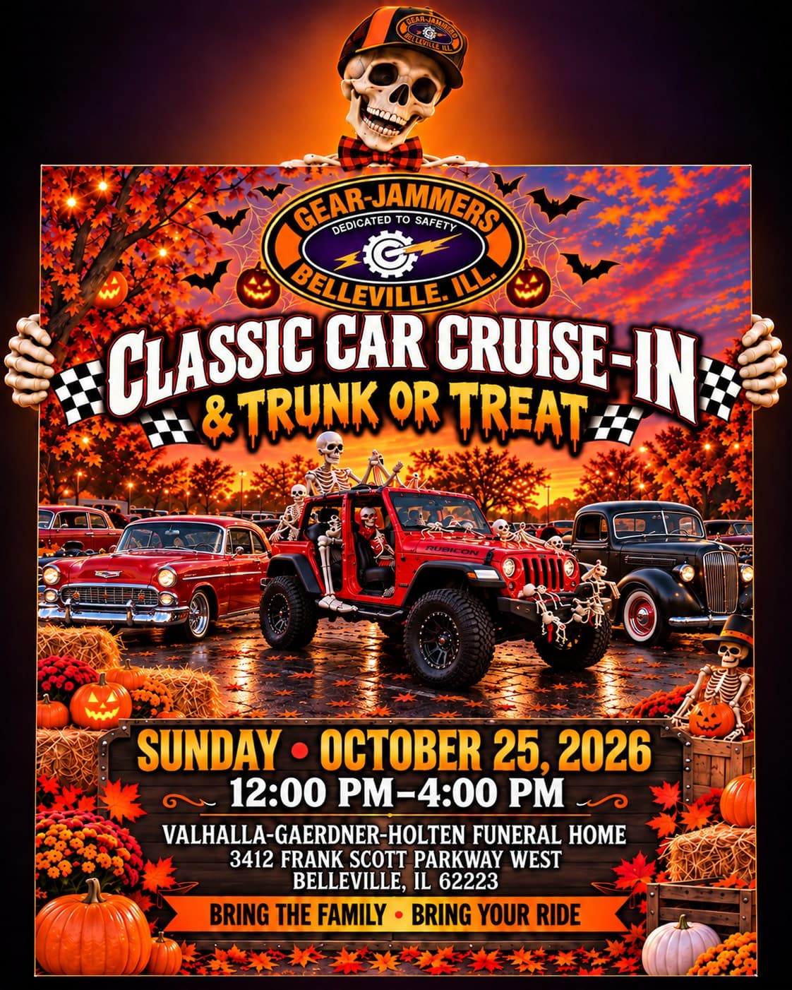 Belleville Gear-Jammers Classic Car Cruise-In & Trunk or Treat