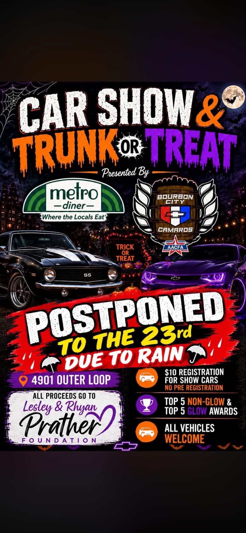 Bourbon City Camaros Car Show & Trunk or Treat