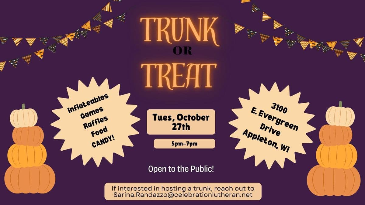 Celebration Lutheran School Trunk or Treat