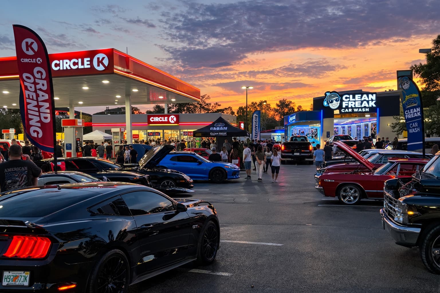 Circle K Glen Lakes Grand Opening Car Meet