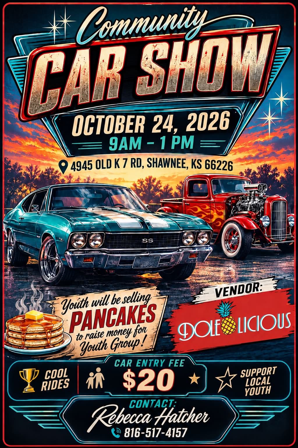Community Car Show At The Hill Ministries