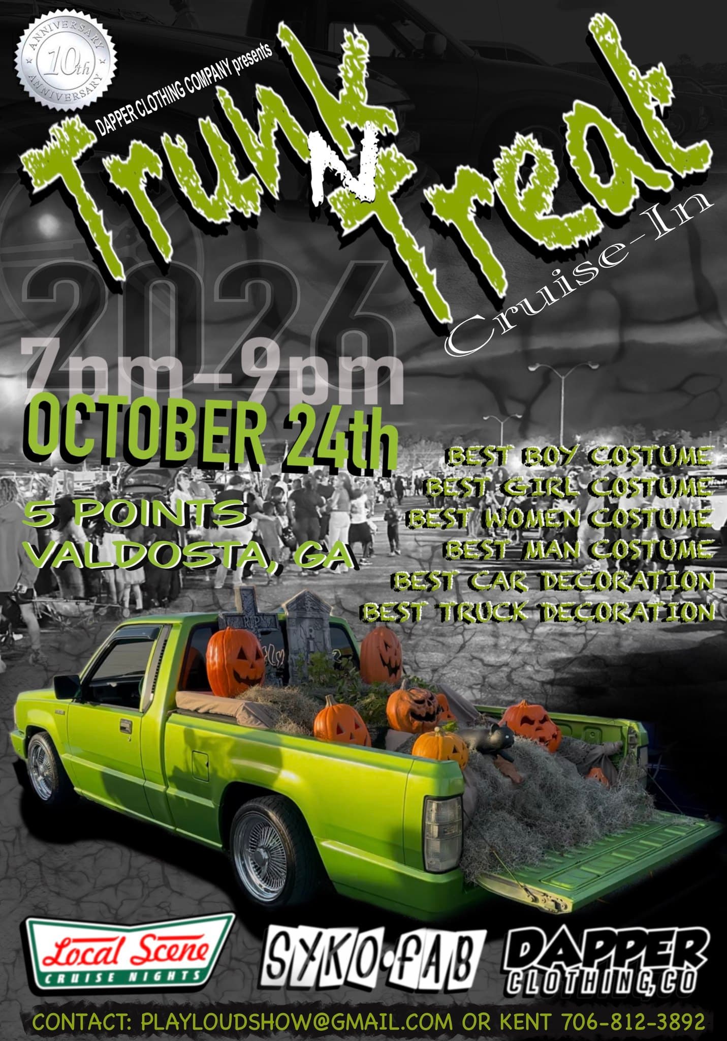 Dapper Clothing Company Trunk n Treat Cruise-In