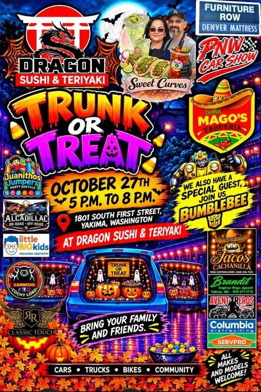 Dragon Sushi & Teriyaki Trunk or Treat
