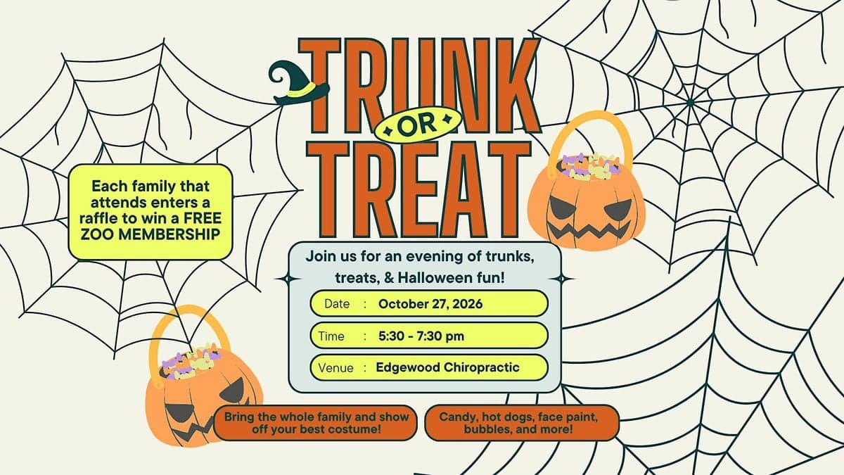 Edgewood Chiropractic Trunk or Treat