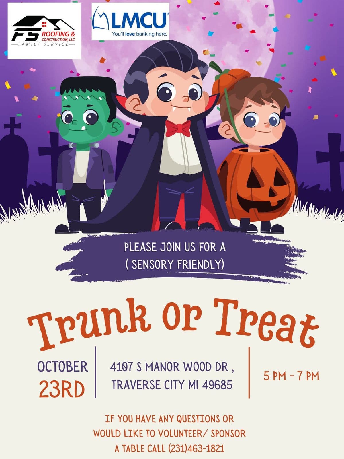 FS Roofing Sensory-Friendly Trunk or Treat