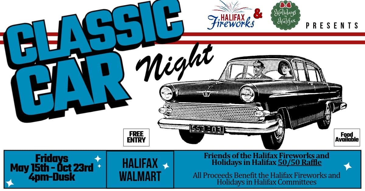 Halifax Fireworks & Holidays in Halifax Classic Car Night